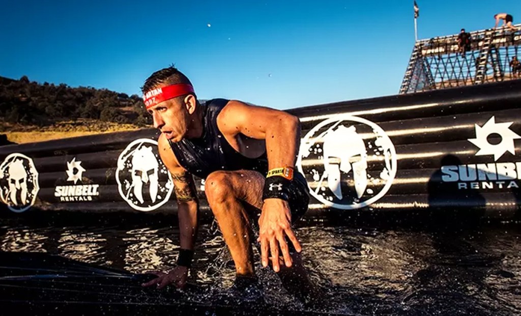 man doing Spartan Race