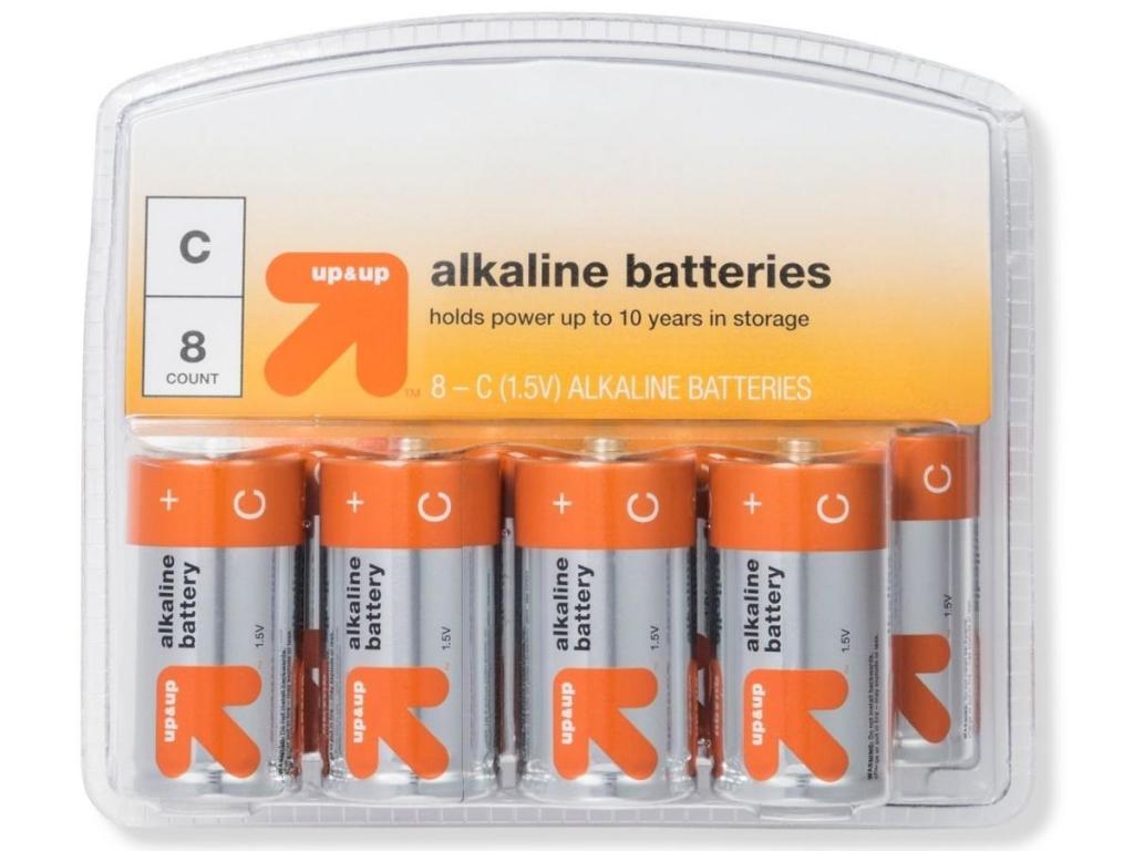 Up & Up C Batteries 8-Count