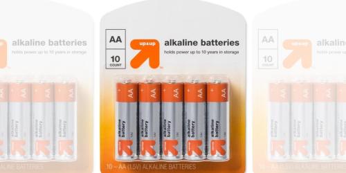 Up & Up AA Batteries 10-Count Just $3.69 on Target.online (Regularly $8)