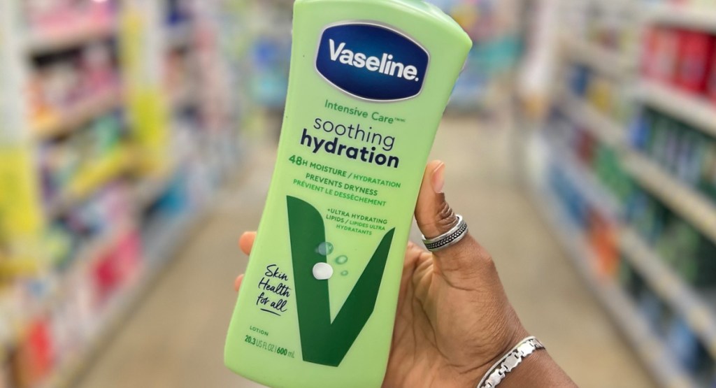 Vaseline Nourishing Moisture Body Lotion in store