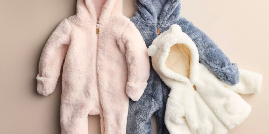 60% Off Carter’s Baby Sherpa Clothing on Macys.online | Hooded Jackets $13.60 & More!