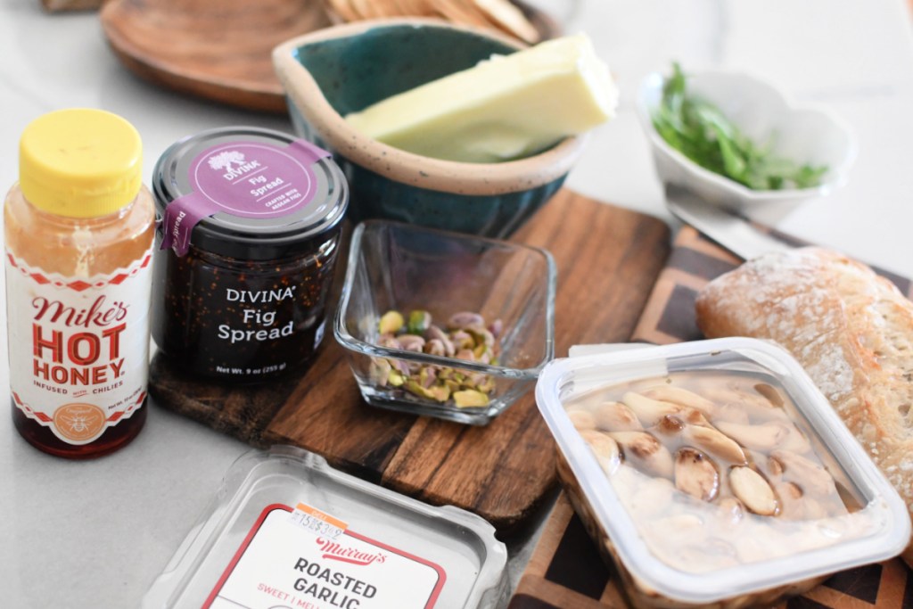 ingredients for a butter board