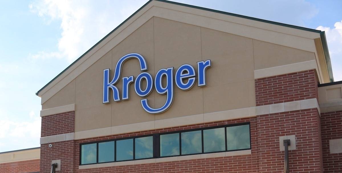 exterior of Kroger store