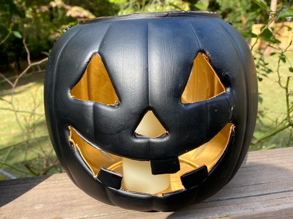 pottery barn metal pumpkin