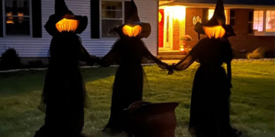 Lighted Halloween Witch Stakes 3-Pack Only $56.69 Shipped on Wayfair.online (Reg. $130)