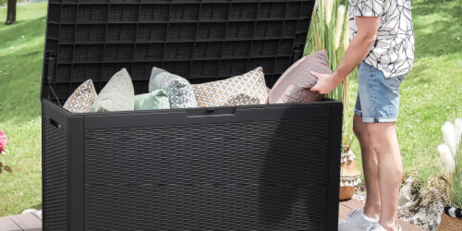 Outdoor 100-Gallon Deck Box Just $49.99 Shipped on HomeDepot.online (Regularly $85)