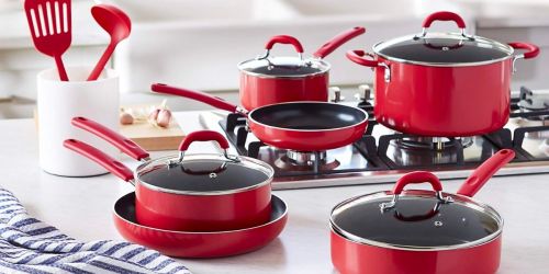 Amazon Basics 12-Piece Non-Stick Cookware Set Only $55.93 Shipped