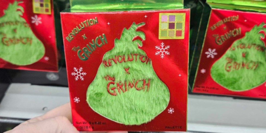 NEW Makeup Revolution x Grinch Collection at Walmart!