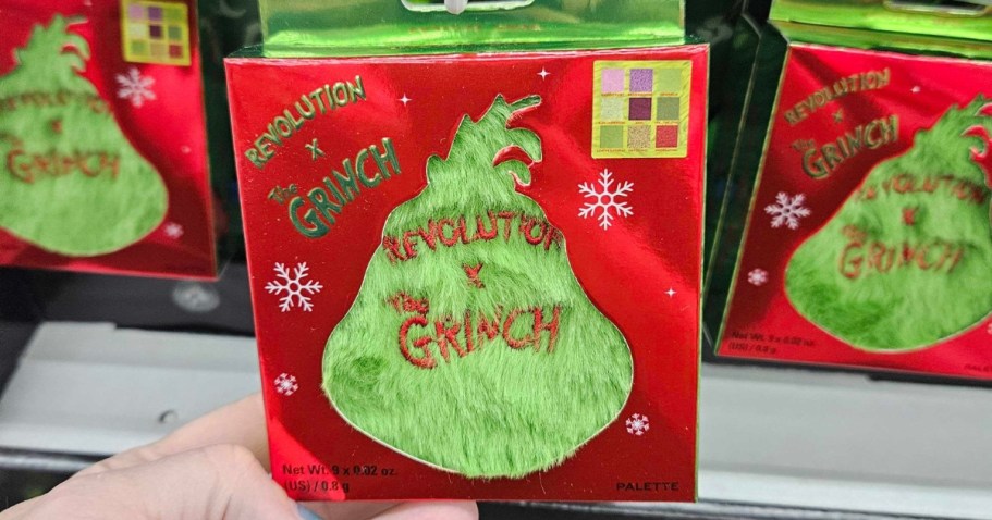 NEW Makeup Revolution x Grinch Collection at Walmart!