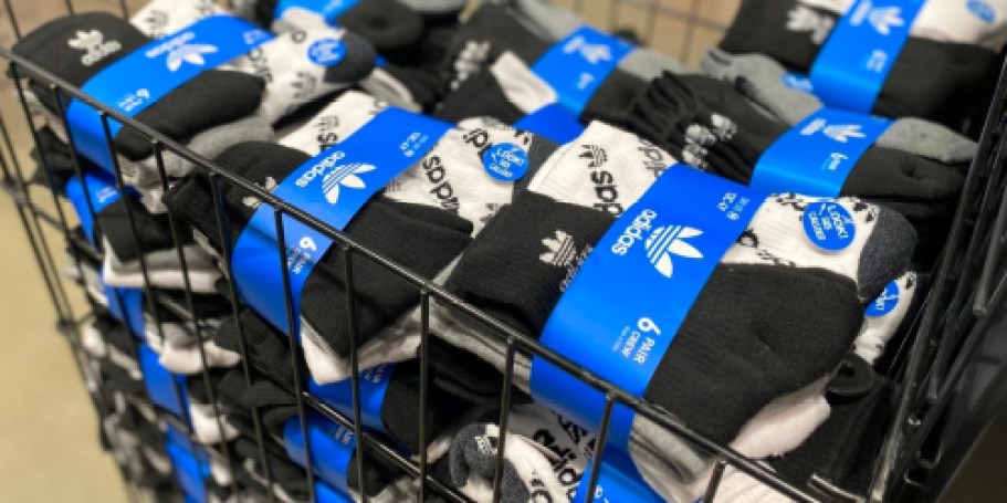 Adidas Socks 6-Pack Just $7.65 Shipped (Regularly $18)