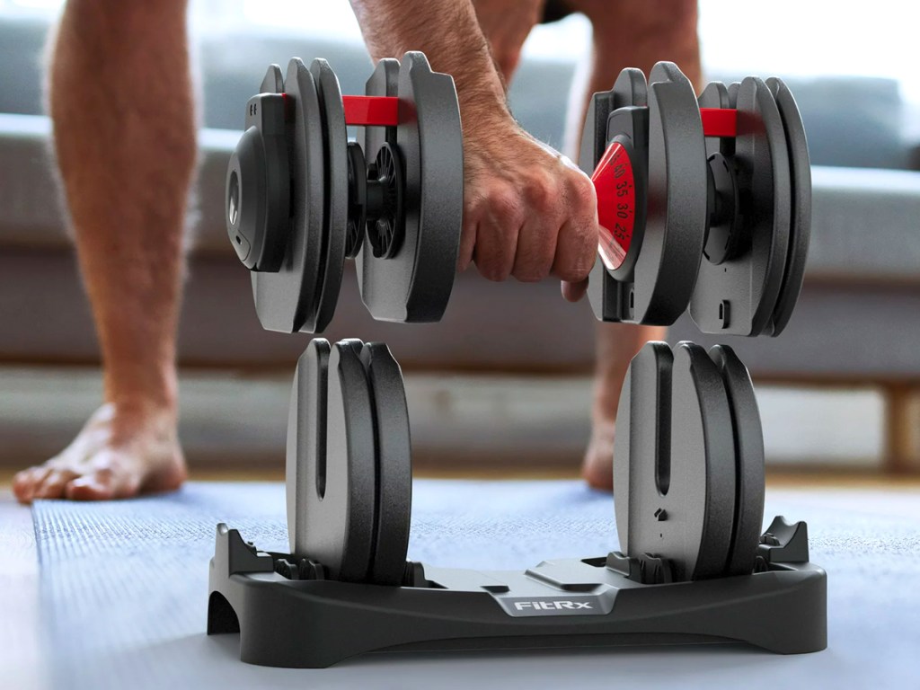 FitRx Adjustable Dumbbell