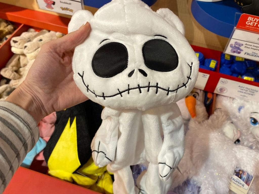 Build a Bear Jack Skellington bear unstuffed