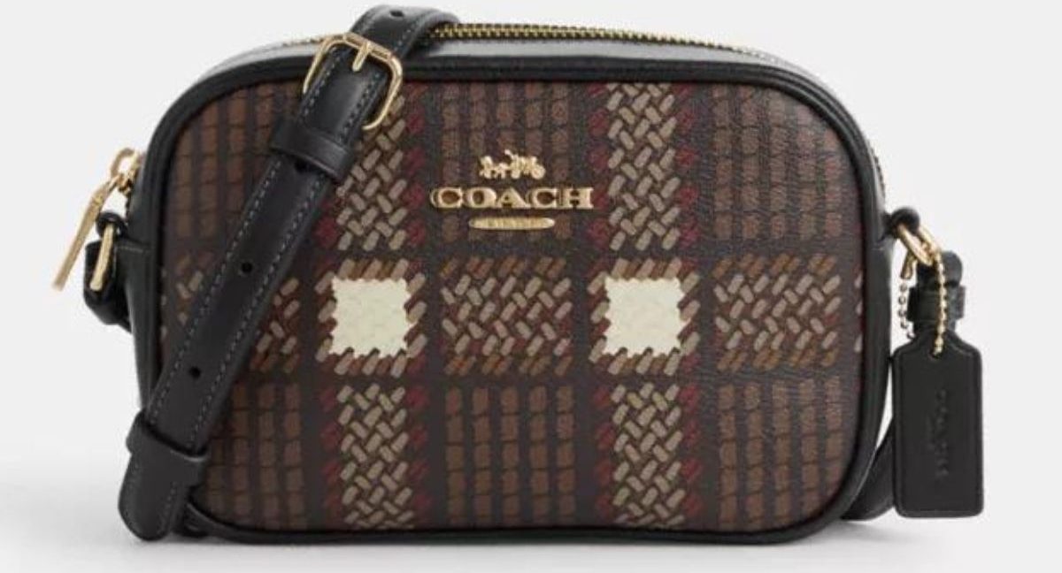 Coach Mini Jaime Camer bag in plaid