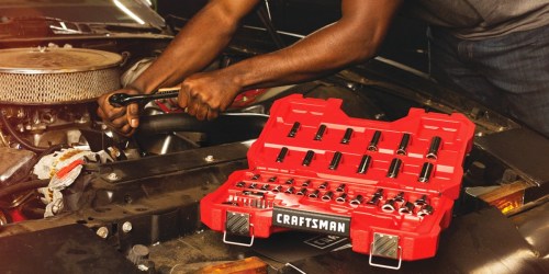 Up to 50% Off Craftsman Mechanics Tool Sets w/ Cases on Lowes.online | Prices from $49.98 Shipped