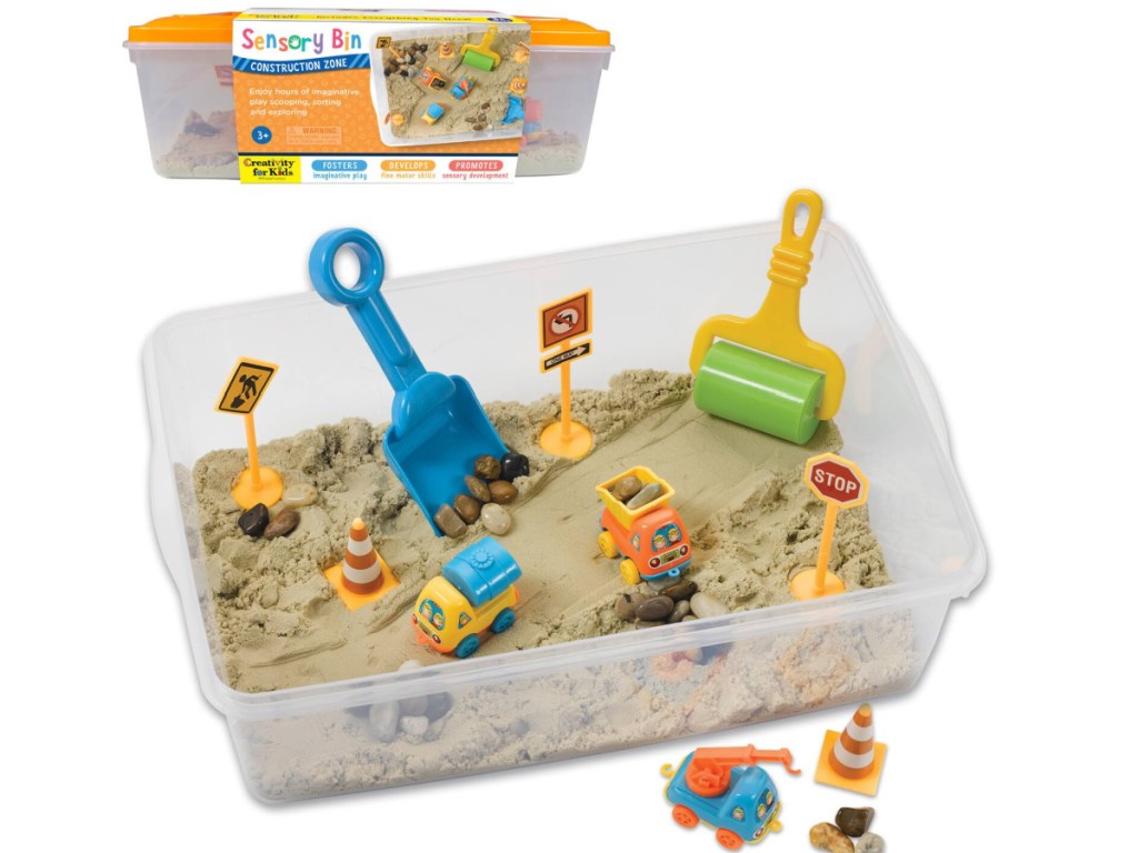 Creative for Kids Sensory Bins - Construction Zone