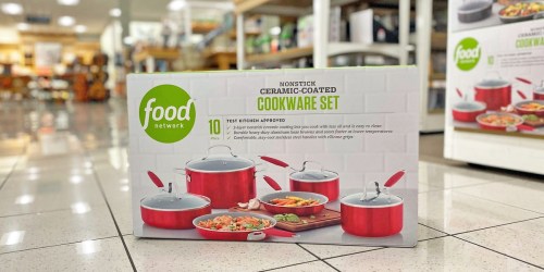 Food Network Cookware 10-Piece Set from $34.99 Shipped on Kohls.online (Regularly $130)