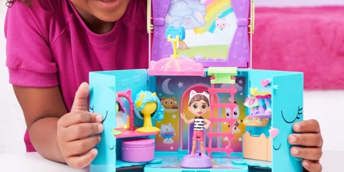 Gabby’s Dollhouse Portable Playset Just $17.49 on Amazon or Target.online (Regularly $35)