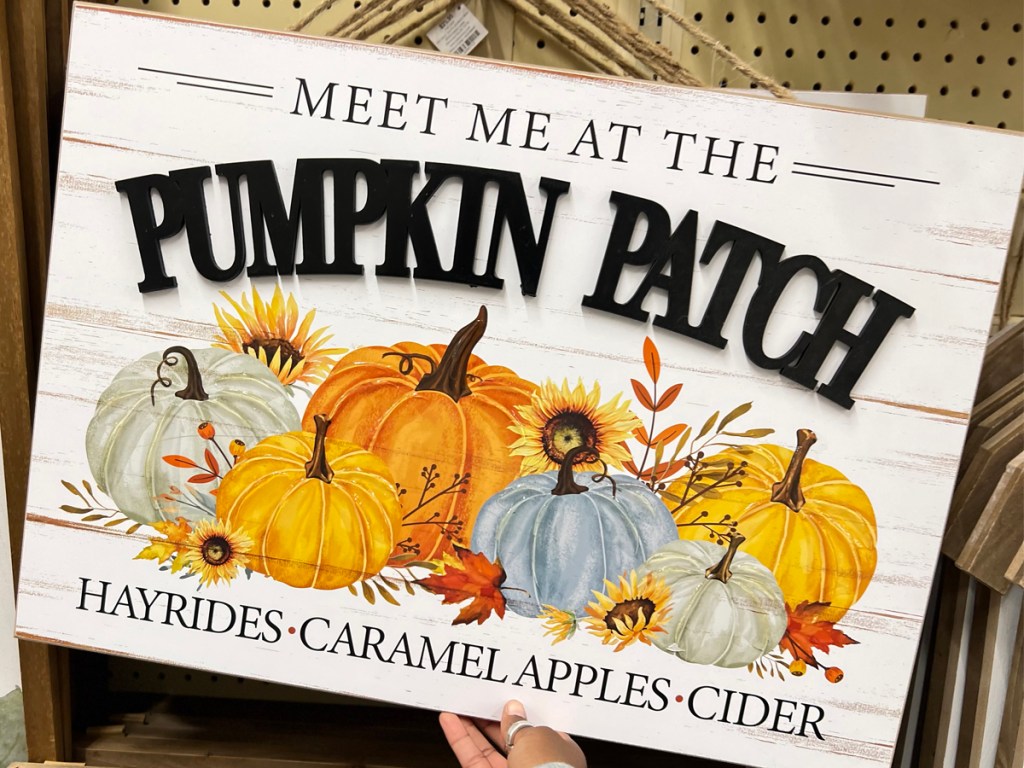 Hobby Lobby Pumpkin Patch Sign