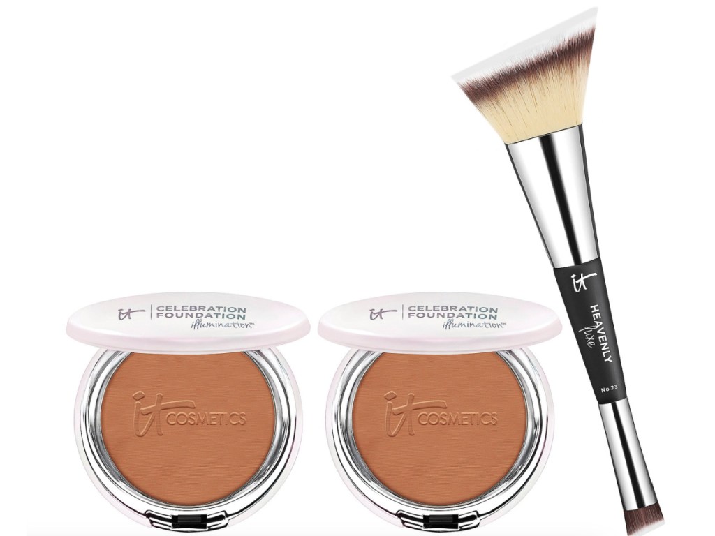 IT Cosmetics Celebration Foundation Illumination Duo w_ Brush