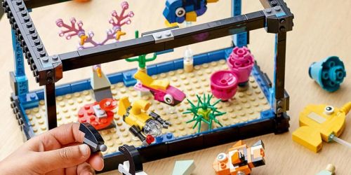 LEGO Creator Fish Tank Set Only $22.50 on Walmart.online | Build Fish Tank, Treasure Chest & Art Easel