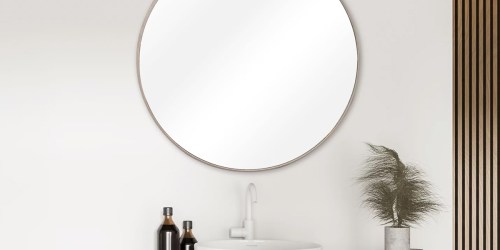 Mainstays Modern Wall Mirror Only $20 on Walmart.online (Regularly $33)