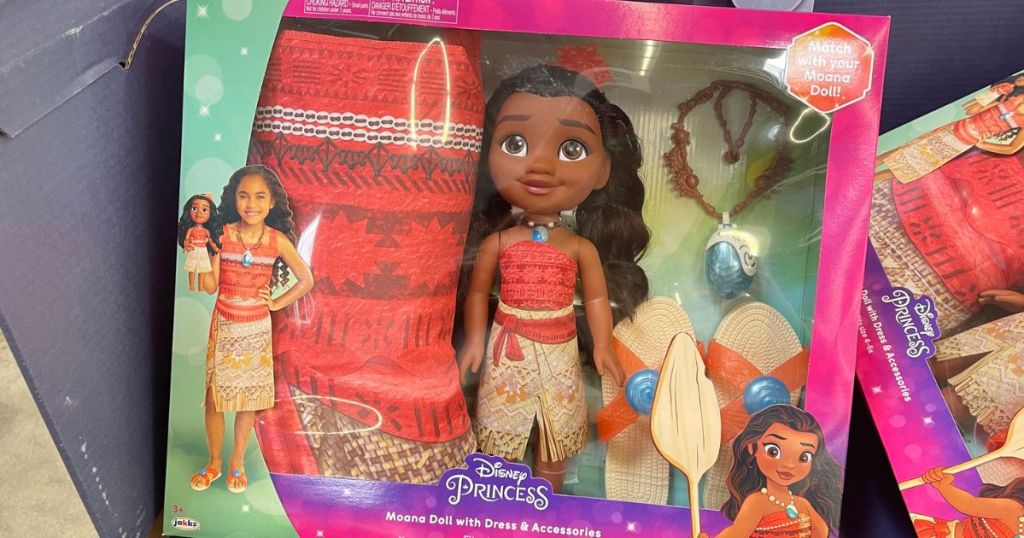 Moana Toddler doll and dress up set