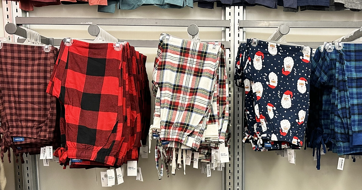 Old Navy Pajama Pants ONLY $5 Tomorrow In Stores (+ Save 50% Off All Jammies Today Online!)