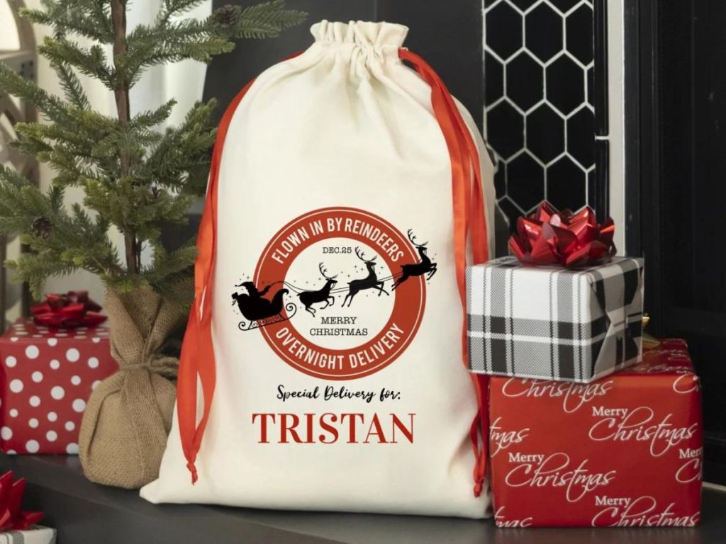 Personalized Santa Bag