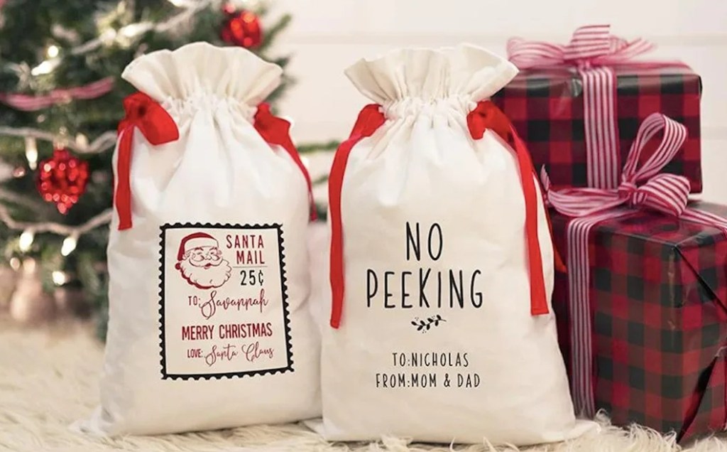 Personalized Santa Sacks