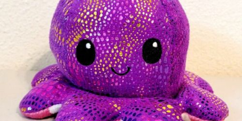 TeeTurtle Reversible Octopus Purple Plushie Just $6 on Amazon (Reg. $15) | Cute Gift Idea!