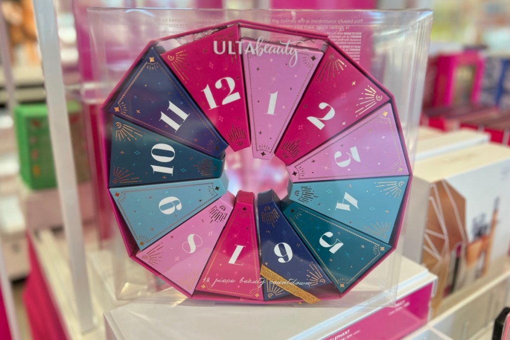 pin wheel advent calendar in store