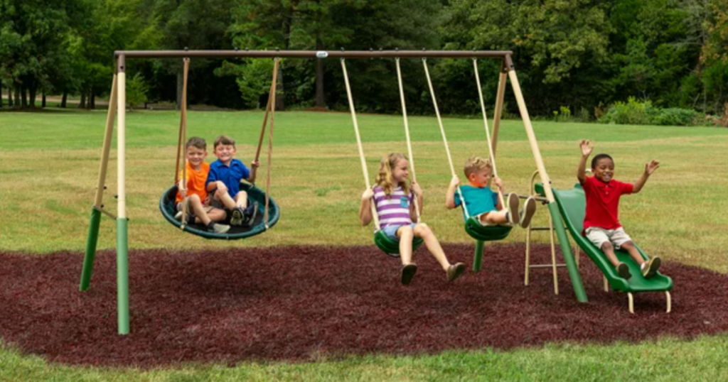 XDP Recreation Super Disc Metal Swing Set