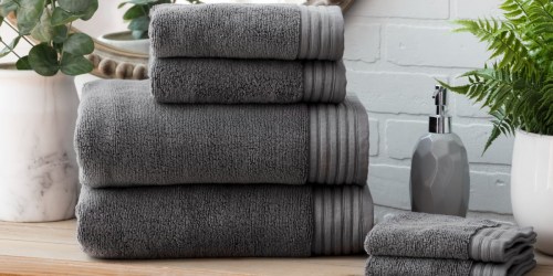 Egyptian Cotton Towels or 4-Piece Hand Towel & Washcloth Sets Just $6 on Walmart.online