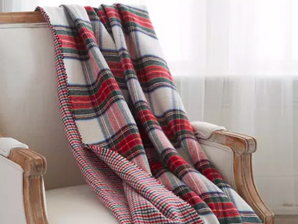 belk throw blanket on couch