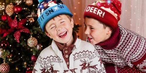 Knit Christmas LED Hat Only $13.88 Shipped on Jane.online (Reg. $25) | Choose from 10 Designs