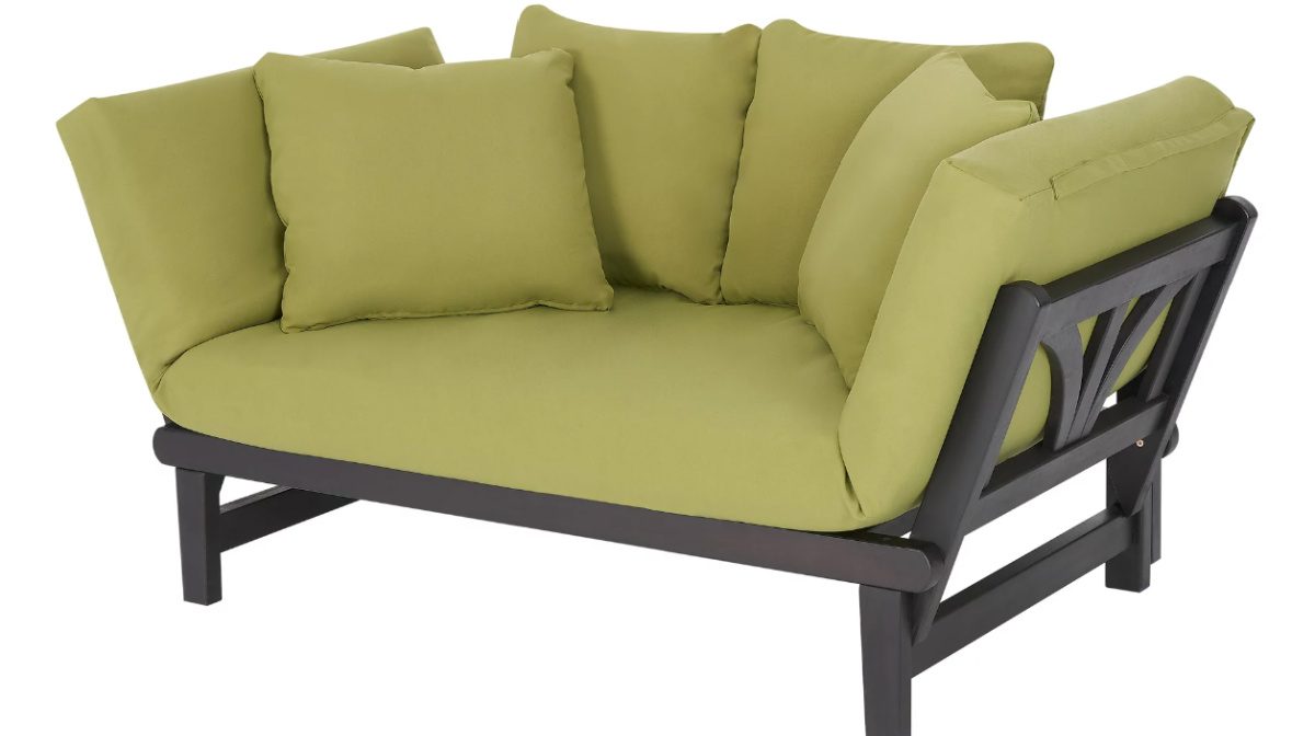 green walmart sofa