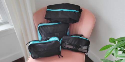 onlinepression Packing Cubes 4-Count Just $19 Shipped on Amazon (Save Space in Your Luggage!)