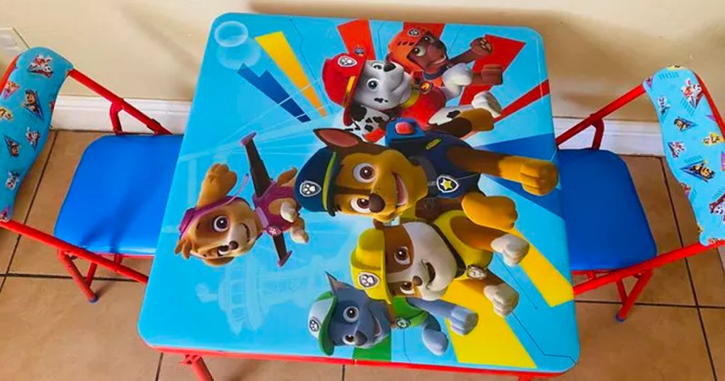 paw patrol table