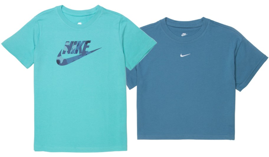 boy and girls nike tees