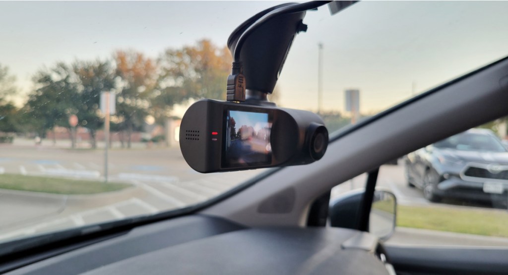 dash cam in vehicle