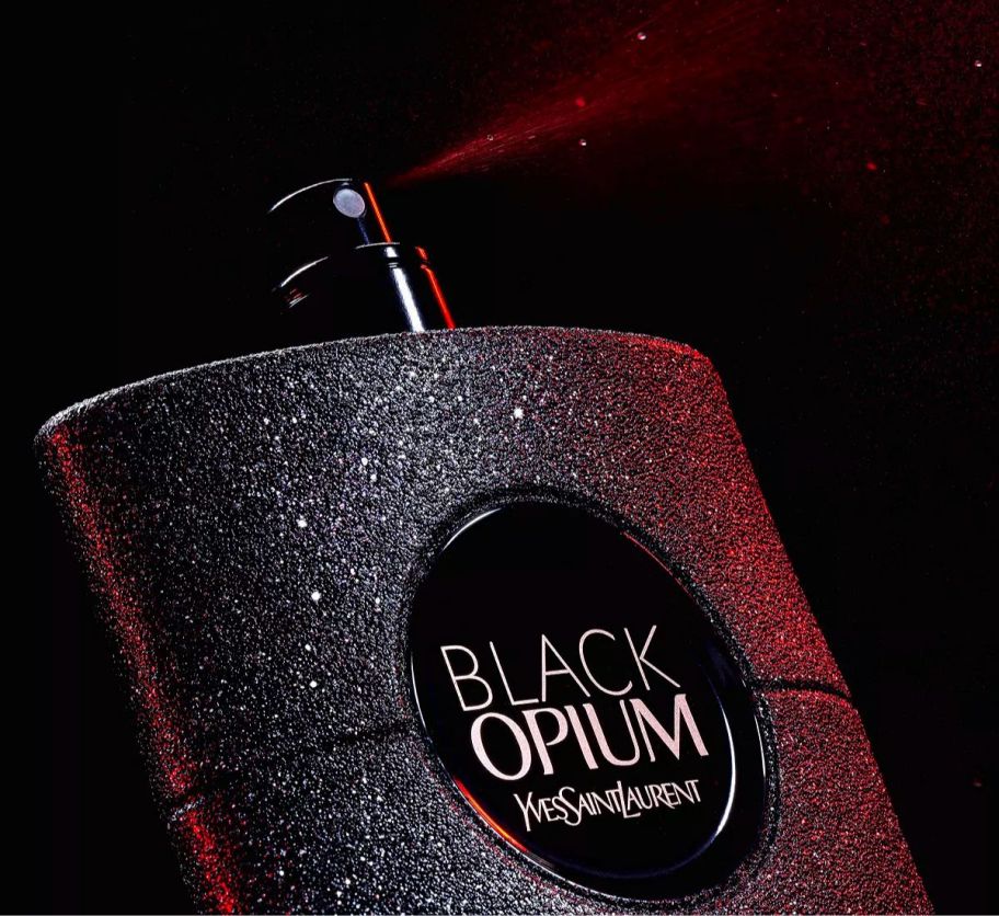 ysl black opium bottle with spray