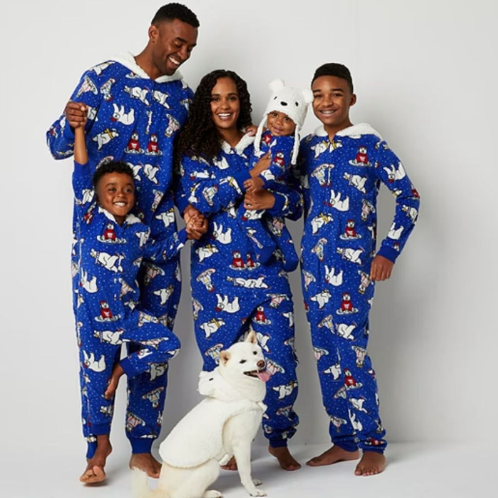 Polar Bear Chill Matching Family Pajamas