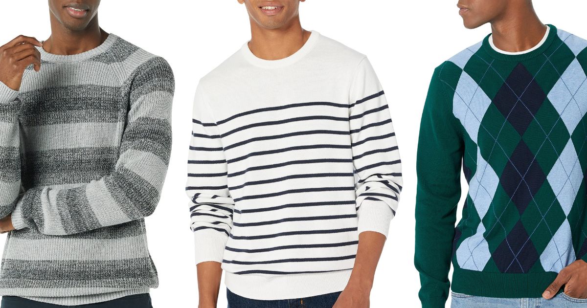 Amazon Essentials Men’s Crewneck Sweaters