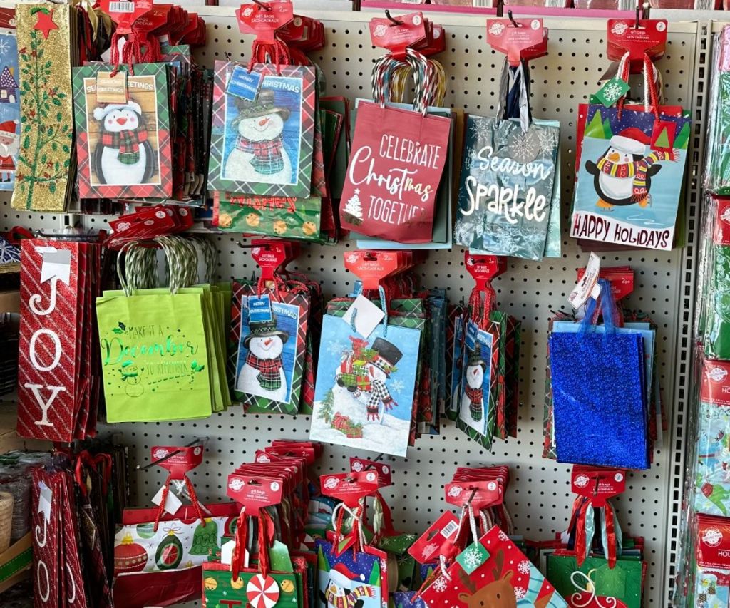 Dollar tree gift bags