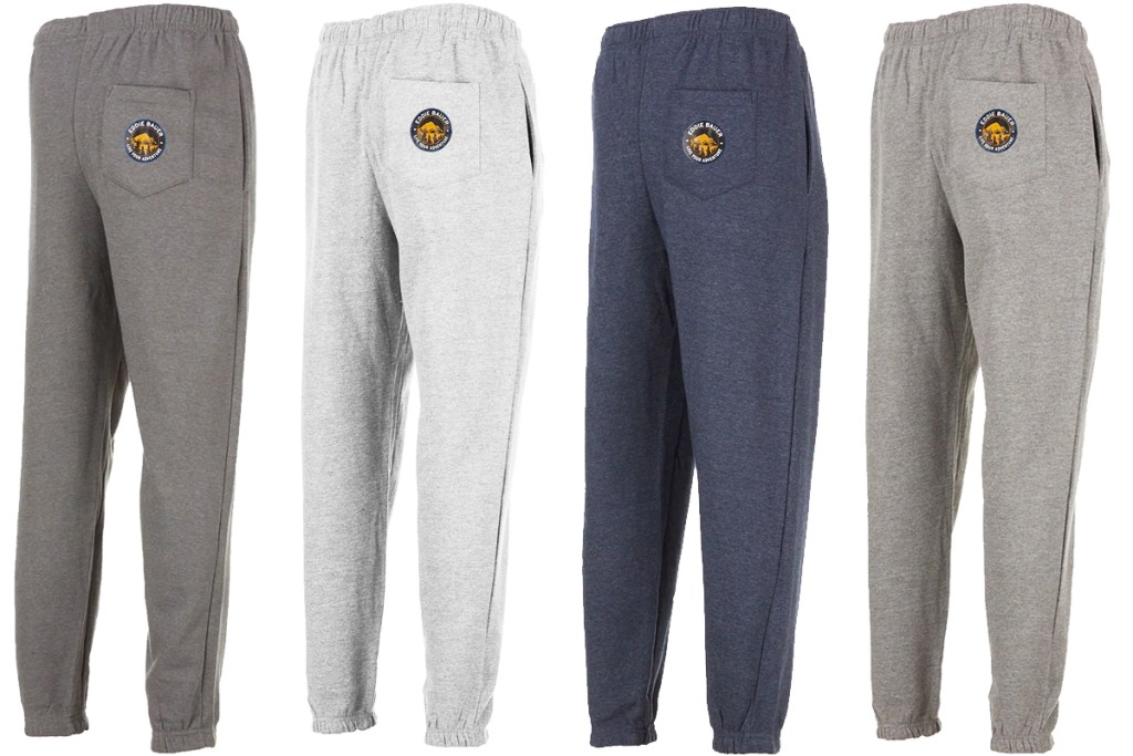 four pairs of eddie bauer joggers