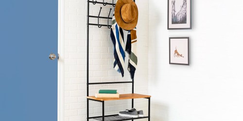 Entryway Coat & Shoe Rack Only $34.99 Shipped on QVC.online (Regularly $120)