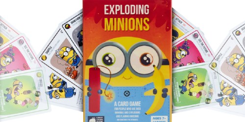 Exploding Minions Game Only $11.89 on Amazon or Walmart.online (Regularly $20) – Get it by Christmas!