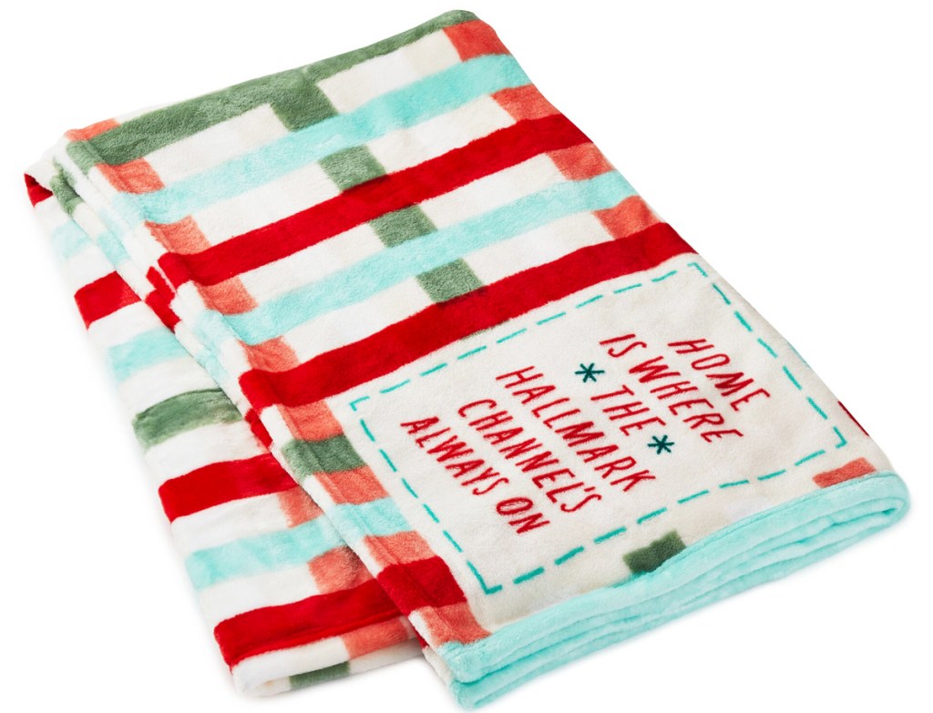 plaid hallmark movie throw blanket