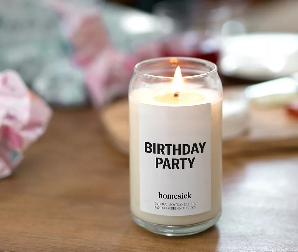 Homesick Birthday Party Candle