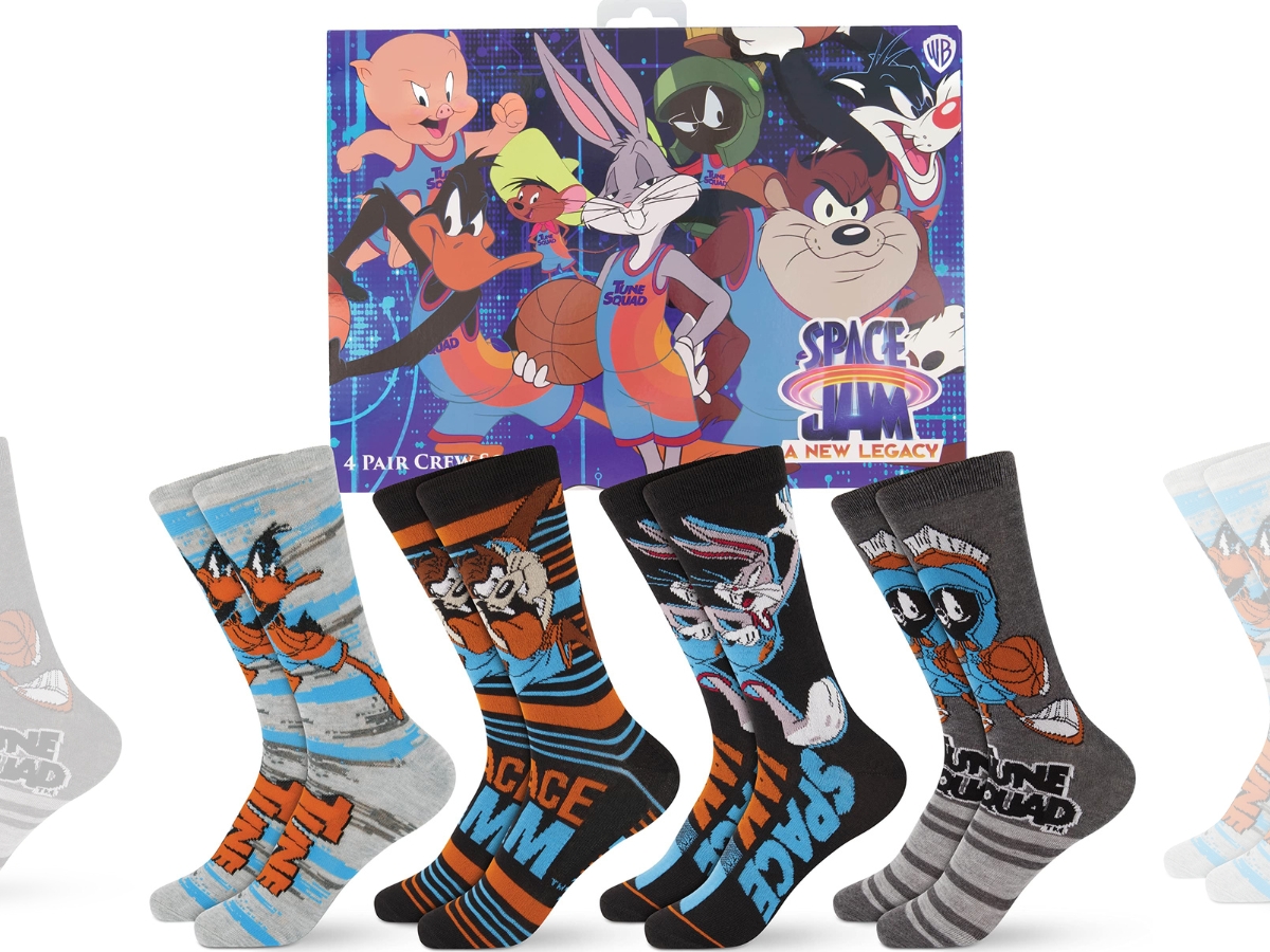 Hyp Character Socks 4-Pack - Space Jam